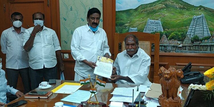 புதுச்சேரியில் அரசு பள்ளி மாணவர்களுக்கு 7.5 சதவீத இடஒதுக்கீடு – முதலமைச்சருக்கு, கழகம் வலியுறுத்தல்