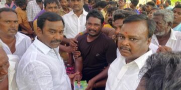 உயிரிழந்தோரின் குடும்பத்திற்கு ஆறுதல்-விழுப்புரம் மாவட்ட கழகம் நிவாரணம்