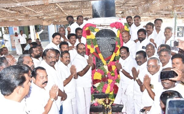 பெருங்காமநல்லூர் தியாகிகளுக்கு கழகம் சார்பில் வீரவணக்கம்