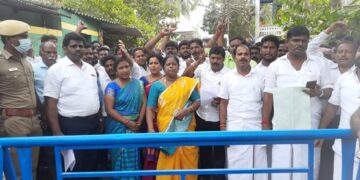 தி.மு.க.வினர் அராஜகத்தால் தேர்தல் ஒத்திவைப்பு – திருமழிசை பேரூராட்சி கழக வேட்பாளர் கைது