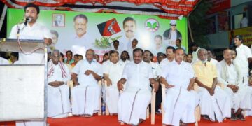 தொழிலாளர் தினத்தை கொண்டாட தி.மு.க-கம்யூனிஸ்டுக்கு தகுதியில்லை – தேனியில் ப.ரவீந்திரநாத் எம்.பி பேச்சு