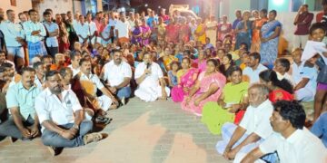 விடியா தி.மு.க. அரசை கண்டித்து ஆரல்வாய்மொழியில் ஆர்ப்பாட்டம் – முன்னாள் அமைச்சர் என்.தளவாய்சுந்தரம் தொடங்கி வைத்தார்