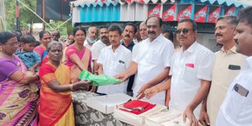 கோவை பச்சாபாளையத்தில் நலத்திட்ட உதவிகள்-கழக அமைப்பு செயலாளர் செ.தாமோதரன் எம்.எல்.ஏ வழங்கினார்