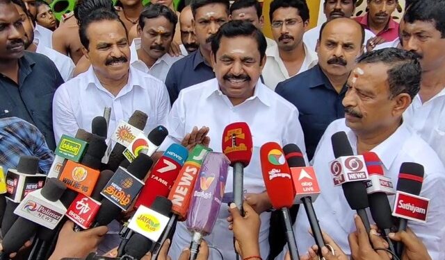 அ.இ.அ.தி.மு.க தான் பிரதான எதிர்க்கட்சி-எதிர்க்கட்சி தலைவர் எடப்பாடி கே.பழனிசாமி பேட்டி