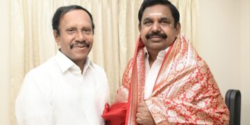 எடப்பாடியாரிடம், மு.தம்பிதுரை எம்.பி. வாழ்த்து