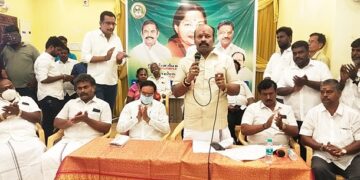 நாடாளுமன்ற தேர்தலில் தி.மு.க.வுக்கு மக்கள் பாடம் புகட்டுவார்கள்-சிட்லப்பாக்கம் ச.இராசேந்திரன் பேச்சு