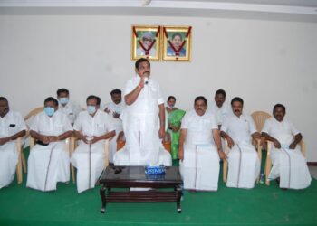 சேலம் புறநகர் மாவட்டத்தில் கழக அமைப்பு தேர்தல்-இணை ஒருங்கிணைப்பாளர் தலைமையில் ஆலோசனை