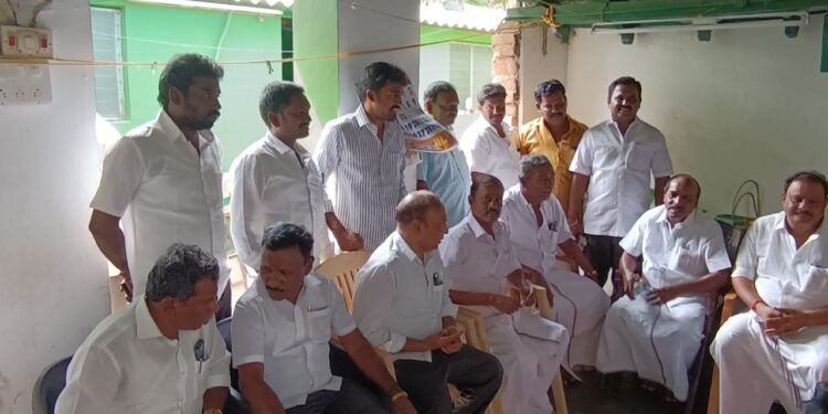 ஈஸ்வரர் கோவில் புனரமைப்பு பணிகள் சேவூர் எஸ்.இராமச்சந்திரன் எம்எல்ஏ ஆய்வு