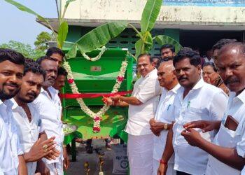 போளூரில் நேரடி கொள்முதல் நிலையம் – அக்ரி கிருஷ்ணமூர்த்தி எம்எல்ஏ திறந்துவைத்தார்