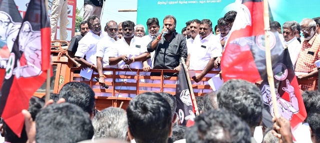 மக்கள் விரோத ஆட்சியை நடத்துகிறது தி.மு.க-திருப்பூர் புறநகர் கிழக்கு மாவட்ட சி.மகேந்திரன் எம்.எல்.ஏ பேச்சு