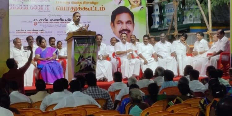 விடியா தி.மு.க. அரசை சும்மா விட மாட்டார்கள்-முன்னாள் அமைச்சர் ஓ.எஸ்.மணியன் ஆவேசம்