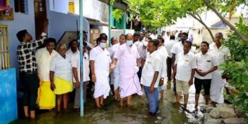 பாதிக்கப்பட்ட மக்களுக்கு கழகம் சார்பில் நிவாரண உதவி – முன்னாள் அமைச்சர் பி.தங்கமணி உறுதி