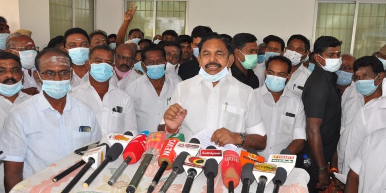 பொங்கல் பரிசு தொகுப்பில் ரூ.500 கோடி ஊழல் – எதிர்க்கட்சி தலைவர் எடப்பாடி கே.பழனிசாமி பரபரப்பு குற்றச்சாட்டு