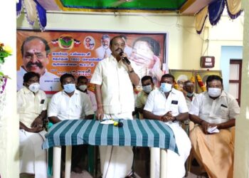 தி.மு.க.வின் பொய் பிரச்சாரம் இனி மக்களிடம் எடுபடாது – முன்னாள் அமைச்சர் கடம்பூர் செ.ராஜூ பேச்சு