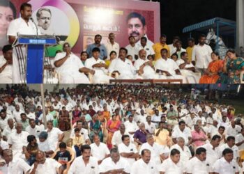 தி.மு.க ஆட்சியில் கண்ணீர் வடிக்கும் மக்கள்-எதிர்க்கட்சி கொறடா எஸ்.பி.வேலுமணி பேச்சு