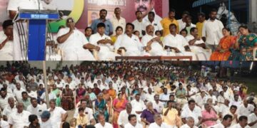 தி.மு.க ஆட்சியில் கண்ணீர் வடிக்கும் மக்கள்-எதிர்க்கட்சி கொறடா எஸ்.பி.வேலுமணி பேச்சு