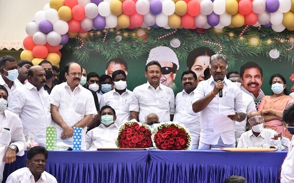கிறிஸ்தவ மக்களுக்கு கழகம் உறுதுணையாக இருக்கும் – ஒருங்கிணைப்பாளர் ஓ.பன்னீர்செல்வம் உறுதி