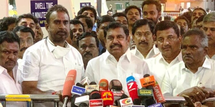 ஆ.ராசா பேசியது கீழ்த்தரமானது-எதிர்க்கட்சி தலைவர் எடப்பாடி கே.பழனிசாமி கடும் கண்டனம்