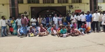 விழுப்புரம் கிளை சிறையில் விசாரணை கைதி மரணம்- நீதி கேட்டு உறவினர்கள் போராட்டம்