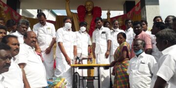 பெரம்பலூரில் அம்மா பிறந்தநாள் விழா – ஏழை, எளிய மக்களுக்கு கழகம் நலத்திட்ட உதவி