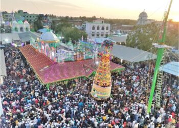 ஏர்வாடியில் மதநல்லிணக்க சந்தனக்கூடு விழா-பல்லாயிரக்கணக்கில் மக்கள் திரண்டனர்