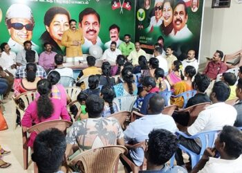 தி.மு.க.வுக்கு தக்க பதிலடி கொடுப்போம்-மாவட்ட கழக செயலாளர் ஆர்.எஸ்.ராஜேஷ் சூளுரை