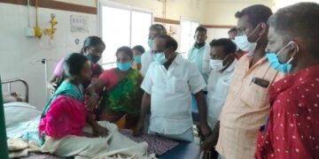 கழக ஊராட்சி தலைவர் குடும்பத்தினர் மீது தி.மு.க.வினர் கொலைவெறி தாக்குதல் – படுகாயமடைந்தவர்களுக்கு, மாவட்ட செயலாளர் நேரில் ஆறுதல்