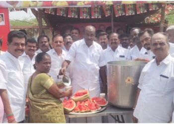 ஆட்சியில் இல்லாவிட்டாலும் கழகம் மக்கள் பணி செய்யும் – முன்னாள் அமைச்சர் நத்தம் இரா. விசுவநாதன் உறுதி