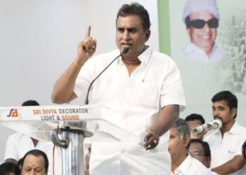 பாதுகாப்பாக தேர்தலை நடத்த மத்திய துணை ராணுவம் தேவை – எதிர்க்கட்சி கொறடா எஸ்.பி.வேலுமணி கோரிக்கை