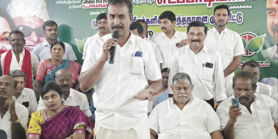 திமுக இனிமேல் ஆட்சிக்கு வரவே கூடாது – தமிழகம் மக்கள் உறுதியான முடிவெடுத்துவிட்டனர் : கோவையில் நடைபெற்ற கழக நிகழ்ச்சியில் முன்னாள் அமைச்சர் எஸ்.பி.வேலுமணி உரை