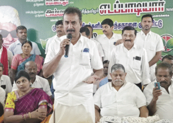 திமுக இனிமேல் ஆட்சிக்கு வரவே கூடாது – தமிழகம் மக்கள் உறுதியான முடிவெடுத்துவிட்டனர் : கோவையில் நடைபெற்ற கழக நிகழ்ச்சியில் முன்னாள் அமைச்சர் எஸ்.பி.வேலுமணி உரை