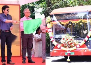 சென்னையில் புதிய 130 ஏசி மின்சார பேருந்துகள் – முதலமைச்சர்  தொடங்கி வைத்தார்