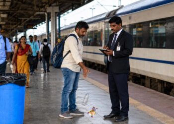ரயில்கள் மற்றும் ரயில் நிலையங்களில் குப்பை வீசினால் ரூ.1,000 அபராதம்