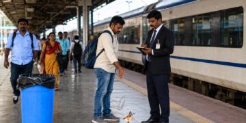 ரயில்கள் மற்றும் ரயில் நிலையங்களில் குப்பை வீசினால் ரூ.1,000 அபராதம்