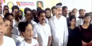 அமைச்சர் நிர்மல் குமார் பங்கேற்ற நிகழ்ச்சியில் 3-வது பாடப்பட்ட தமிழ்த்தாய் வாழ்த்து