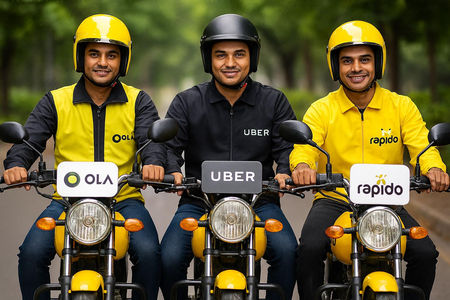 பைக்-டாக்ஸி ஓட்டினால் அபராதம்
