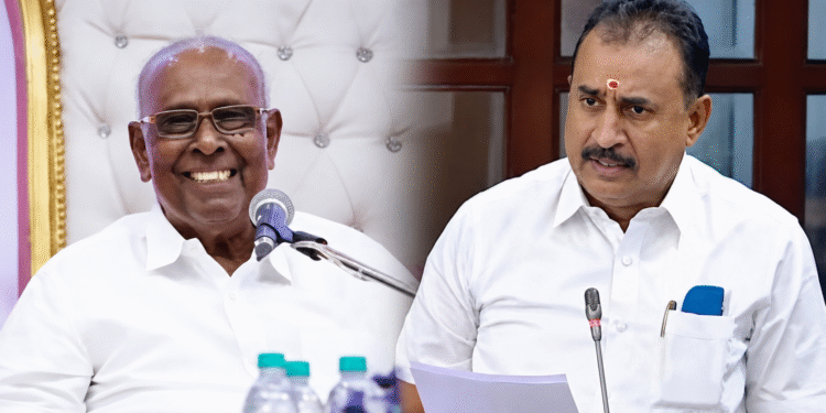 சாலமன் பாப்பையா மறைவு ஈடு செய்ய முடியாத பேரிழப்பாகும் – முன்னாள் அமைச்சர் S.P.வேலுமணி இரங்கல்