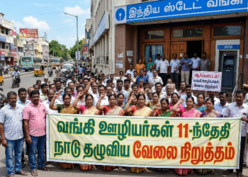 வங்கி ஊழியர்கள் 11-ந்தேதி நாடு தழுவிய வேலை நிறுத்தம்
