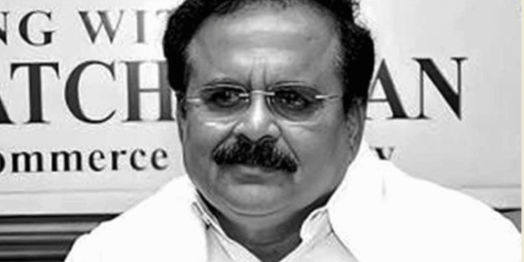 முன்னாள் மத்திய அமைச்சர் சுதர்சன நாச்சியப்பன் காலமானார்