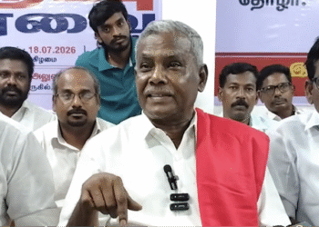 முதலமைச்சரின் ஒப்புதல் இல்லாமல் அரசாணை எப்படி வெளியானது – பெ.சண்முகம் கேள்வி