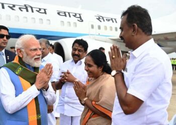 பிரதமர் நரேந்திர மோடிக்கு முன்னாள்அமைச்சர் எஸ்.பி.வேலுமணி பிறந்தநாள் வாழ்த்து