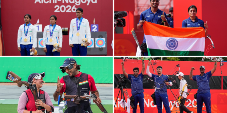 ஆசிய விளையாட்டில் இந்தியாவின் தங்க வேட்டை… ஒரே நாளில் 4 தங்கம்; வில்வித்தையில் ‘கோல்டன் ஹாட்ரிக்’!
