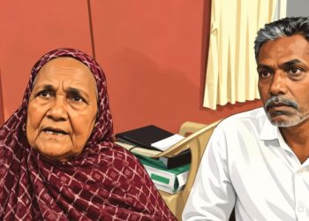 மூதாட்டியிடம் ‘விசில்’ சின்னத்திற்கு வாக்களிக்க கூறியதாக சர்ச்சை – தேர்தல் அலுவலர் மாற்றம்